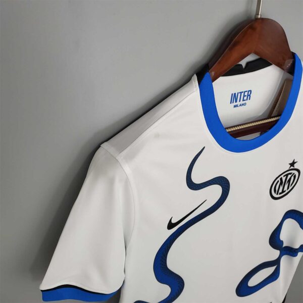 Maglia Inter Milano bianco 2021-2022 laterale