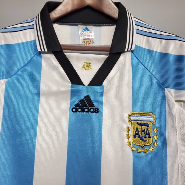 Maglia retro Argentina 1998 petto