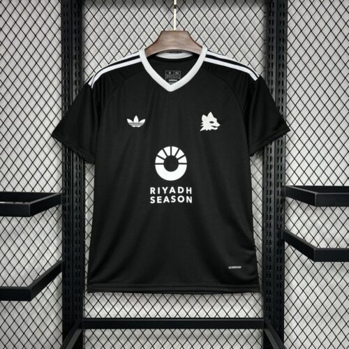 Maglia AS Roma Svilar 2024-2025 Nera Portiere Maglia AS Roma Svilar 2024-2025 Nera Portiere