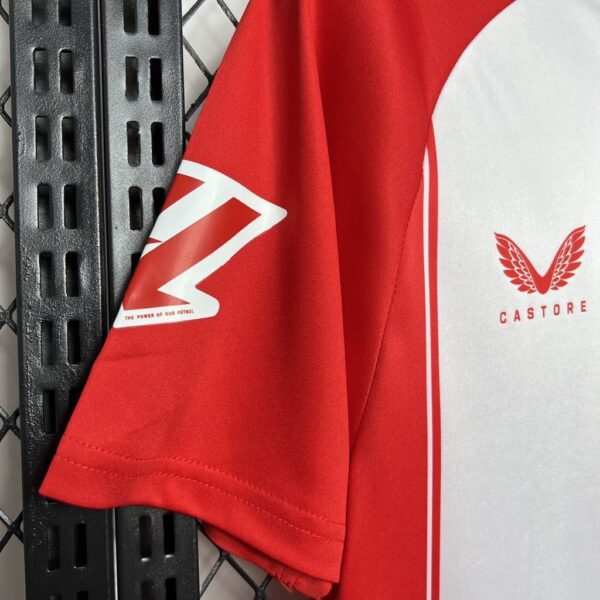 Maglia Almeria 2024-2025 Suarez manica