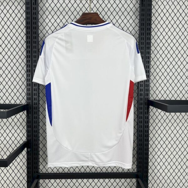 Maglia Olympique Lyon 2024-2025 bianco con numero