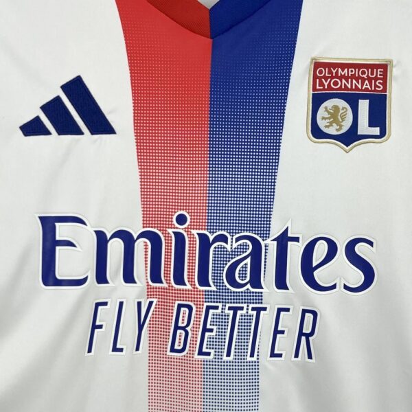 Maglia Olympique Lyon 2024-2025 bianco petto