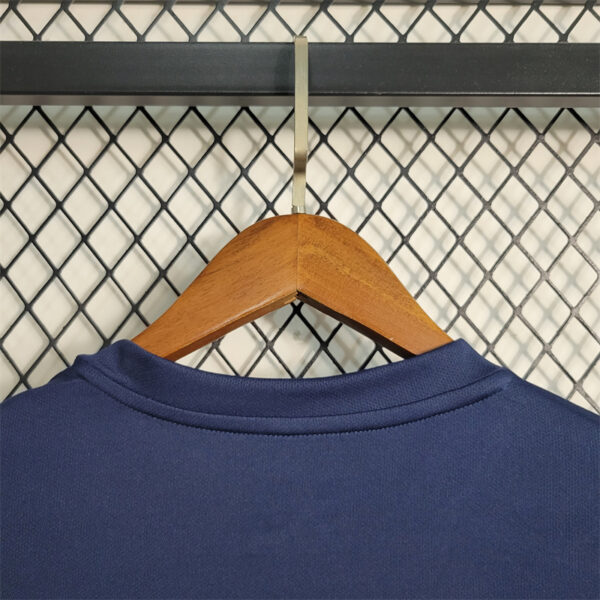 Maglia Olympique Lione 2023-2024 blu collo 1