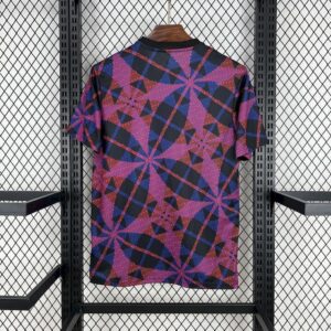 Maglia Olympique Lione amaranto 2025-2026 con numero