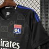 Maglia Olympique Lione nero 2024-2025 manica
