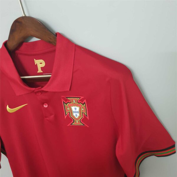 Camiseta Retro Portugal 2020 Ronaldo pecho spalla