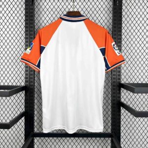 Maglia Retro Real Oviedo OLI 2000-2001 bianco con numero