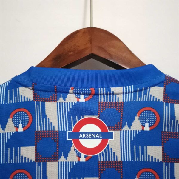 Maglia Arsenal blu 2022-2023 Allenamento collo