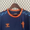 Maglia Celta de Vigo 2024-2025 Blu collo anteriore