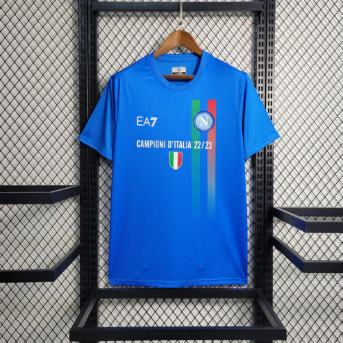 Maglia Napoli Campione 2022-2023 Azzurra