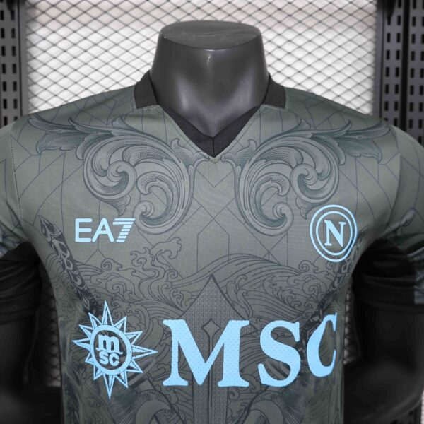 Maglia Napoli Samurai 2024-2025 Grigia petto