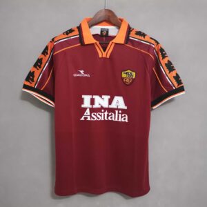 Maglia Retro AS Roma Totti 1998-1999 Capitano