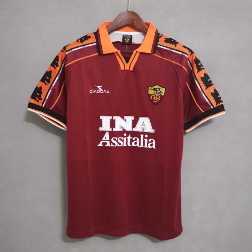 Maglia Retro AS Roma Totti 1998-1999 Capitano