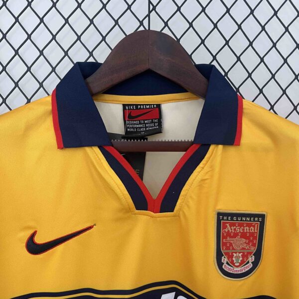 Maglia Retro Arsenal 1997-1998 Giall petto