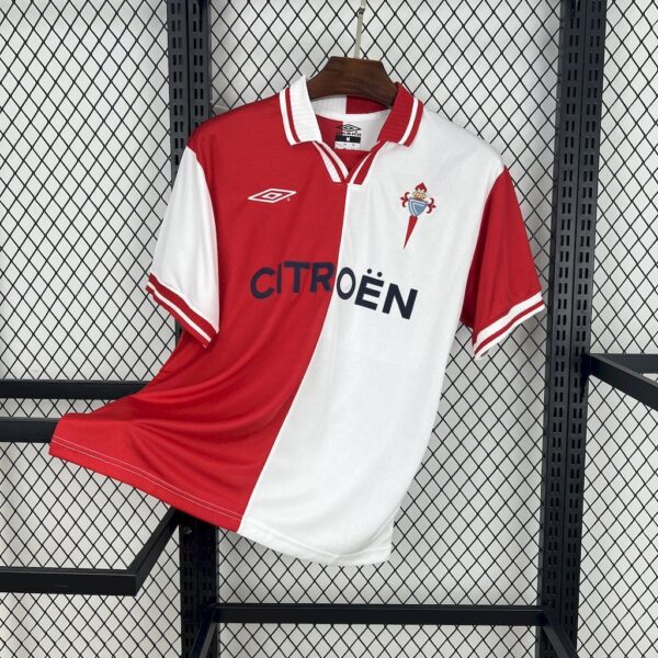 Maglia Retro Celta de Vigo 2001-2002 Biancorossa