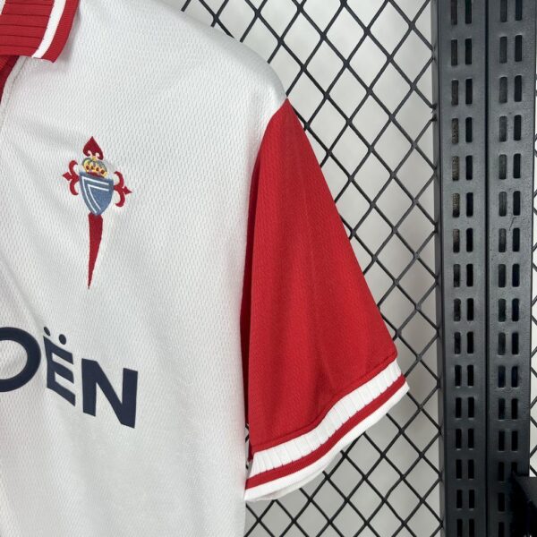 Maglia Retro Celta de Vigo 2001-2002 Biancorossa manica