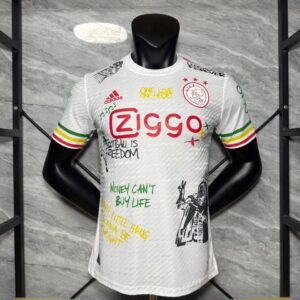 Maglia Ajax Bob Marley 2025-2026 bianca